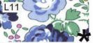 L11-Liberty Felicite fleurs bleu marine