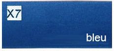 X7- Bleu  (satin)