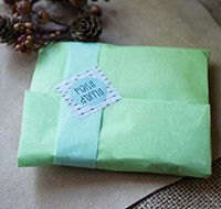 Ensemble dans du papier de soie